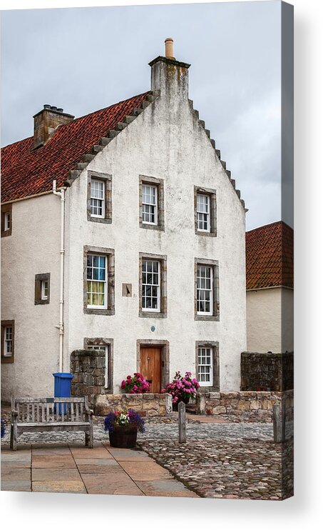  Acrylic Print featuring the photograph Frozen in Time 1. Culross Sketches. Scotland by Jenny Rainbow