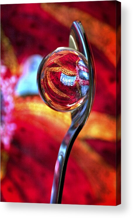 Ball Acrylic Print featuring the photograph Ganesh Spoon by Skip Hunt