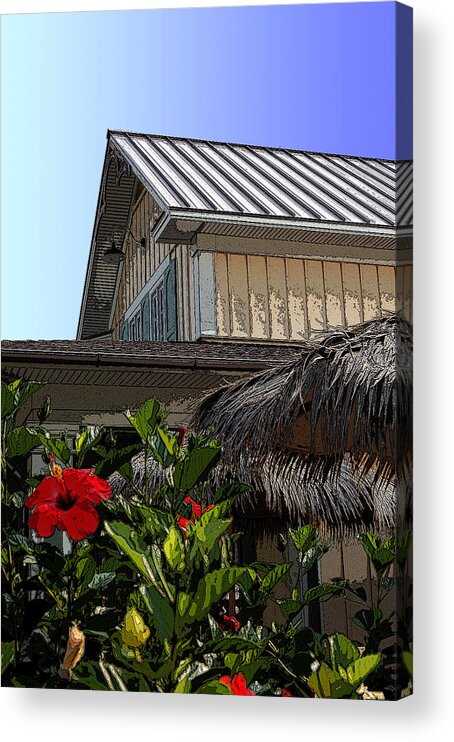 Architecture Acrylic Print featuring the photograph Garden by James Rentz