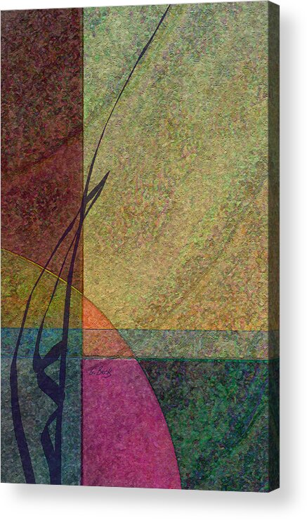 Abstract Acrylic Print featuring the digital art Geo by Gordon Beck