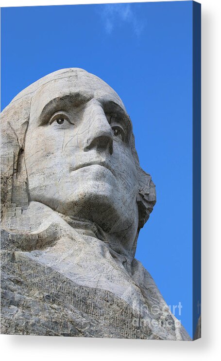 Mount Rushmore Acrylic Print featuring the photograph George Washington Mount Rushmore  8804 by Jack Schultz