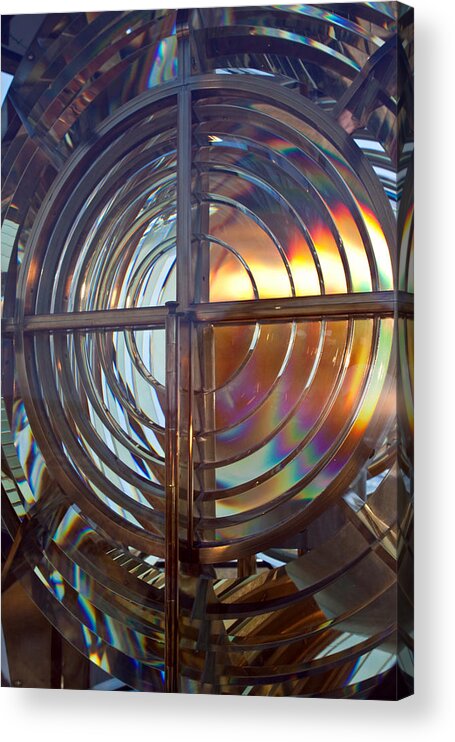 Fresnel Acrylic Print featuring the photograph Glassmaker's Art 3 by Denise Dethlefsen