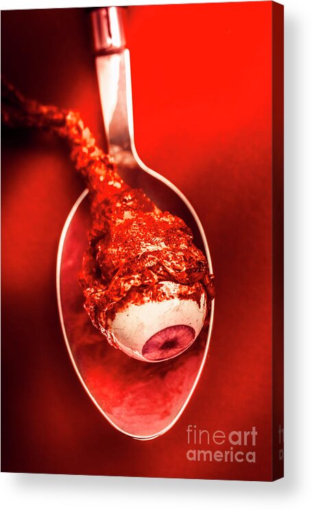 Bizarre Acrylic Print featuring the photograph GMO tested on humans by Jorgo Photography