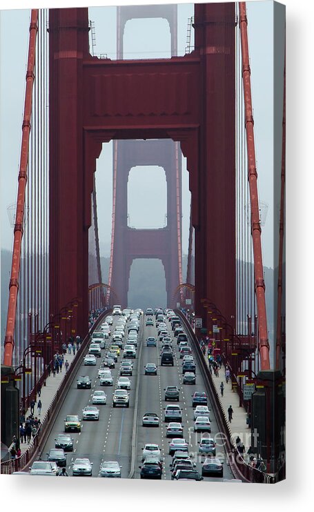 San Francisco Acrylic Print featuring the photograph Golden Gate Bridge, San Francisco by Andy Myatt