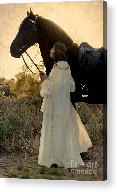 Golden Acrylic Print featuring the photograph Golden Moments by Jean Hildebrant