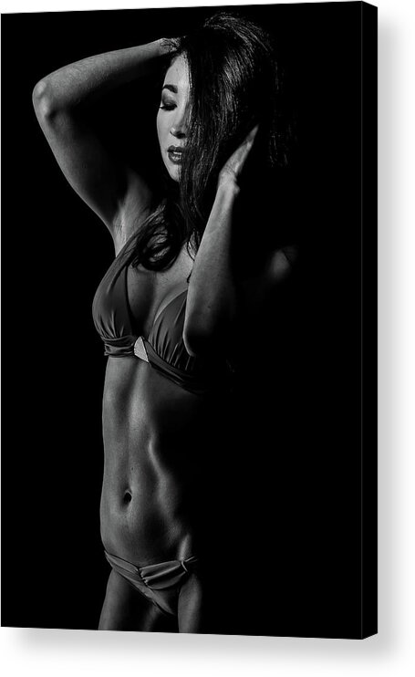 Fitness Acrylic Print featuring the photograph Graceful Abs by Monte Arnold