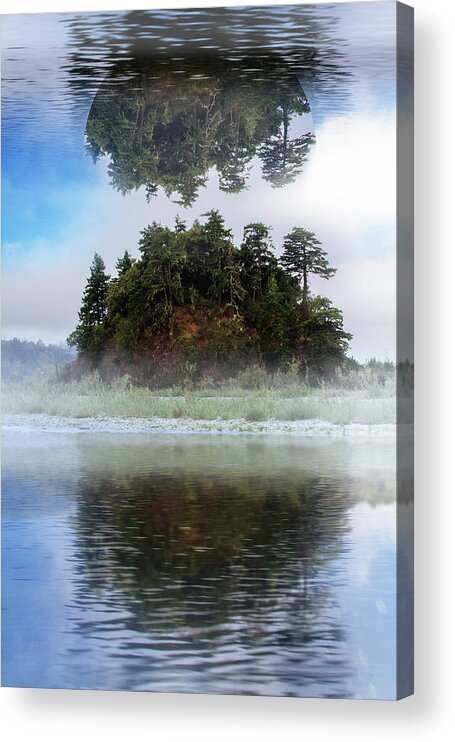 Appalachia Acrylic Print featuring the photograph Hanging In The Clouds by Debra and Dave Vanderlaan