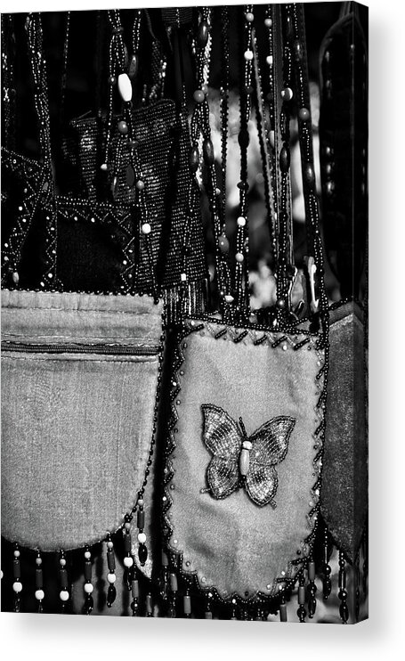 Shop Acrylic Print featuring the photograph Hanging Pouches by Stuart Litoff