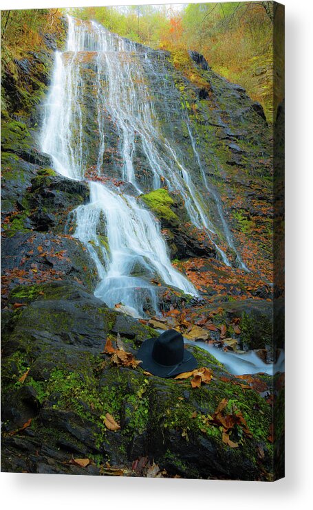 Hat Acrylic Print featuring the photograph Hat Falls by George Kenhan
