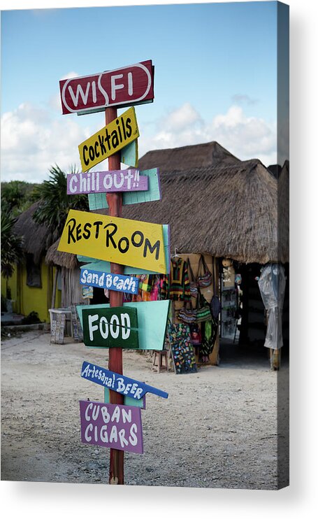 Cozumel Acrylic Print featuring the photograph Here's What's Here 1 by David Buhler