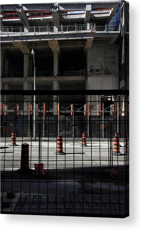 Urban Acrylic Print featuring the photograph Hiding From The Zombies by Kreddible Trout