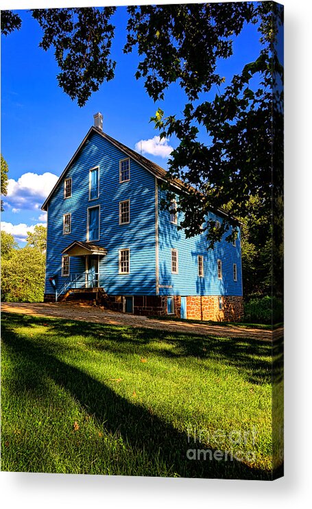 Walnford Acrylic Print featuring the photograph Historic Walnford Gristmill by Olivier Le Queinec