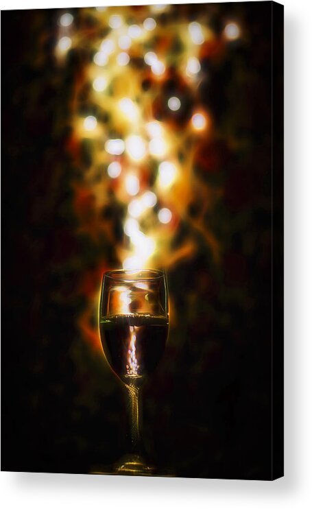 Abstract Acrylic Print featuring the photograph Holiday Cheer by David Dedman