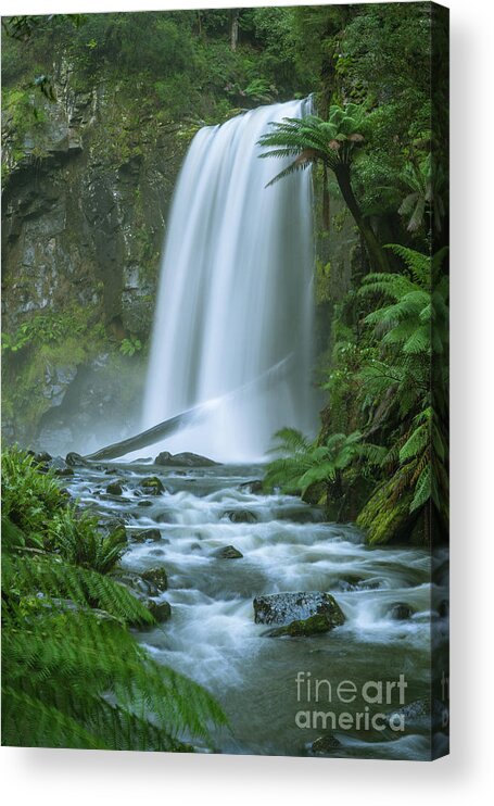 Aire River Acrylic Print featuring the photograph Hopetoun Falls by Howard Ferrier
