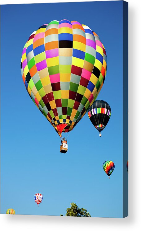 Hot Air Balloon Acrylic Print featuring the photograph Hot Air Balloons #3 by Rich S