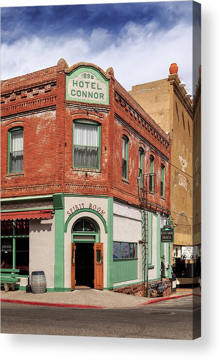 Hotel Acrylic Print featuring the photograph Hotel Connor by James Eddy