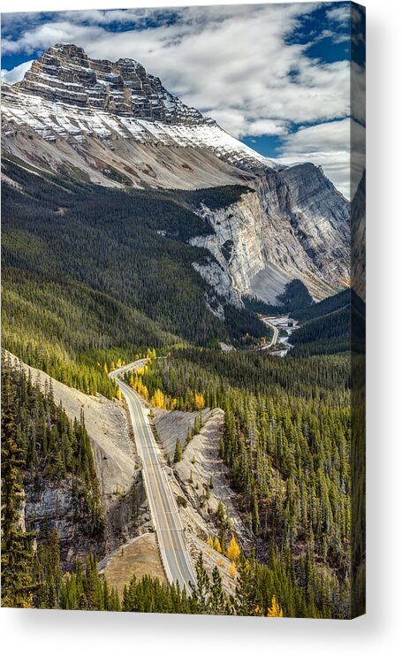 Travel Acrylic Print featuring the photograph Icefield Parkway Scenic Drive by Pierre Leclerc Photography