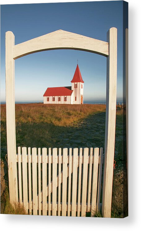Church Acrylic Print featuring the photograph Icelandic church by Elvira Butler