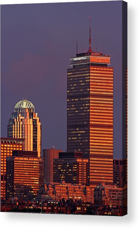 Boston Acrylic Print featuring the photograph Iconic Boston by Juergen Roth