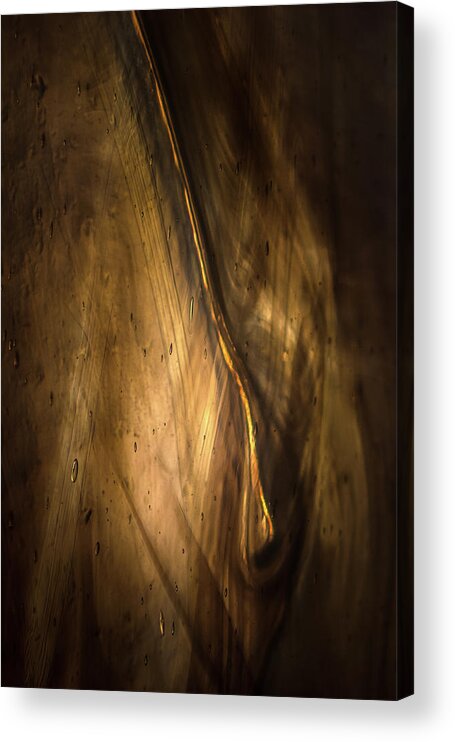 Abstract Acrylic Print featuring the photograph Intrusion by Peter Scott