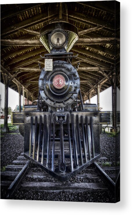 Train Acrylic Print featuring the photograph Iron Range Railroad Company Train by Bill and Linda Tiepelman