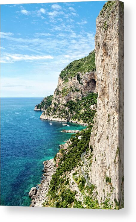 Isle Of Capri Acrylic Print featuring the photograph Isle of Capri by Catherine Reading