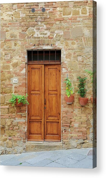 Europe Acrylic Print featuring the photograph Italy - Door Six by Jim Benest