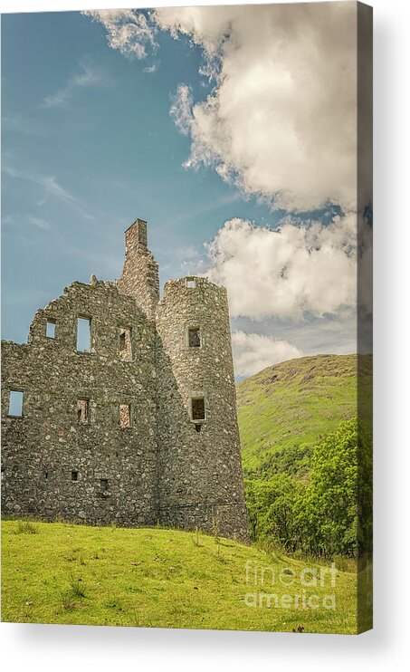 Scotland Acrylic Print featuring the photograph Kilchurn Castle Ruin by Antony McAulay