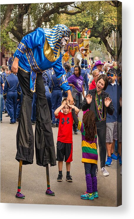Krewe Of Thoth Acrylic Print featuring the photograph Krewe of Thoth Greeting by Thomas Lavoie