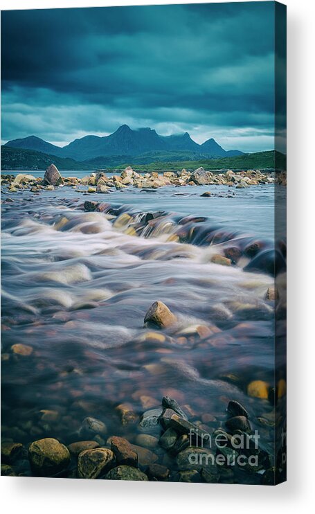 River Acrylic Print featuring the photograph Kyle of Tongue II by David Lichtneker