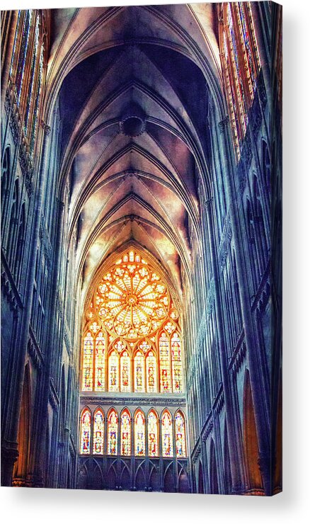 Metz Cathedral Acrylic Print featuring the photograph La Lanterne Du Bon Dieu by Iryna Goodall