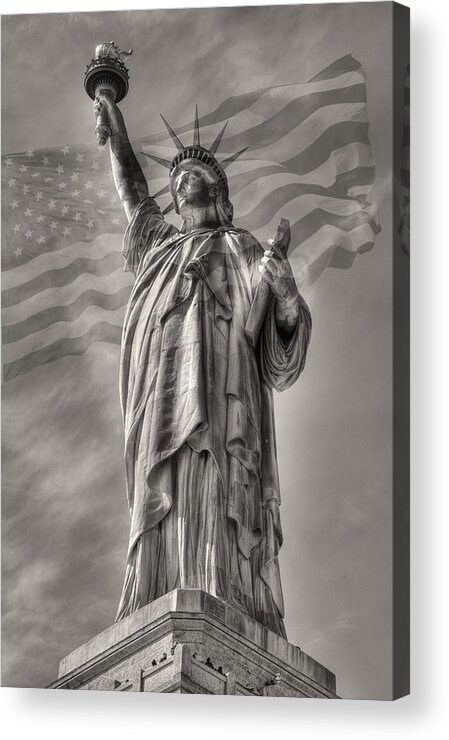 Statue Of Liberty Acrylic Print featuring the photograph Lady Liberty by Patricia Montgomery