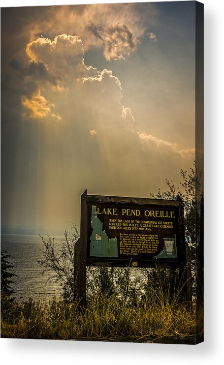 North Idaho Acrylic Print featuring the photograph Lake Pend Oreille by Albert Seger