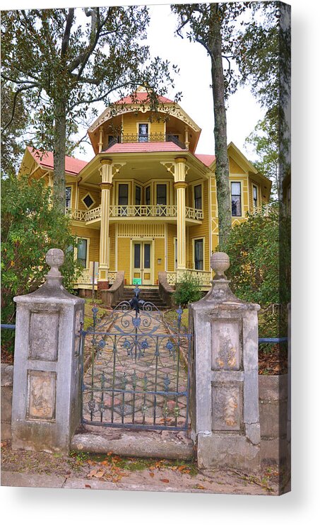 Architectural Acrylic Print featuring the photograph Lapham-Patterson House by Jan Amiss Photography