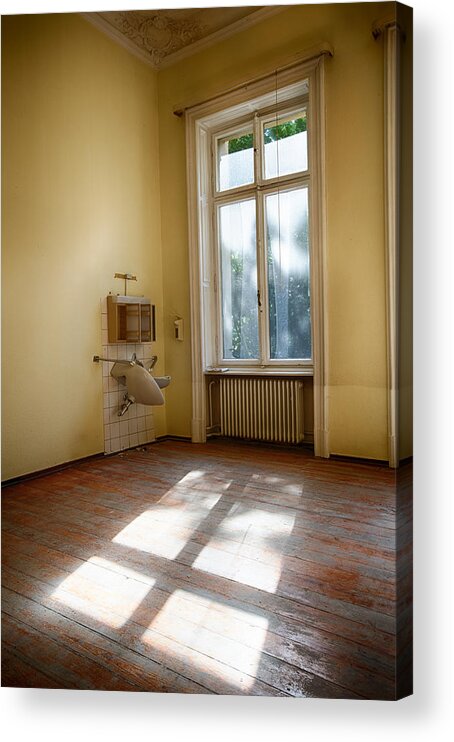 Castle Acrylic Print featuring the photograph Let The Sun In - Abandoned Building by Dirk Ercken