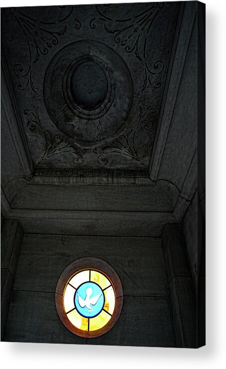 Crypt Acrylic Print featuring the photograph Light of the Dove by Jason Bohannon