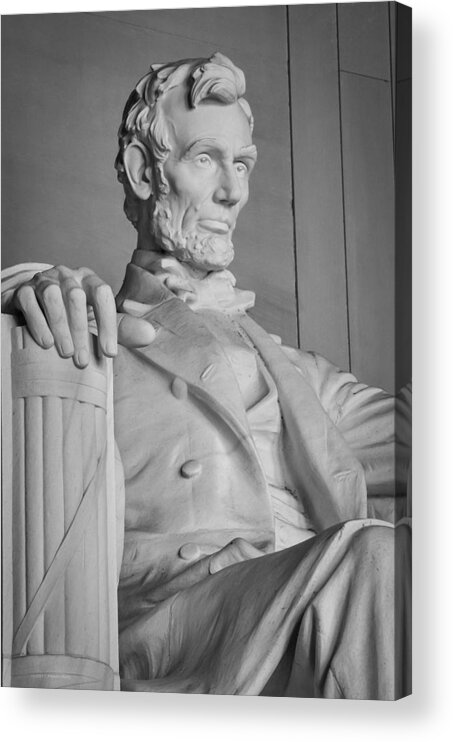 Abraham Lincoln Acrylic Print featuring the photograph Lincoln Memorial 2 by Frank Mari