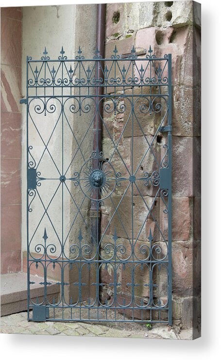 Heidelberg Acrylic Print featuring the photograph Lion Gate by Teresa Mucha