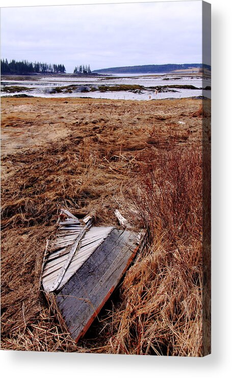 Seascape Acrylic Print featuring the photograph Long Forgotten by Doug Mills