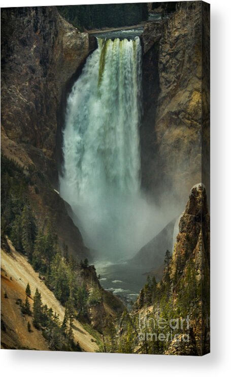 Scenic Acrylic Print featuring the photograph Lower Waterfalls by Robert Bales