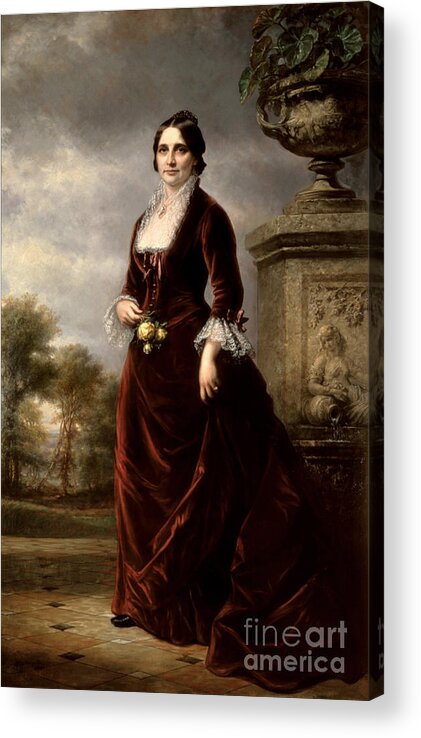 Government Acrylic Print featuring the photograph Lucy Hayes, First Lady by Science Source