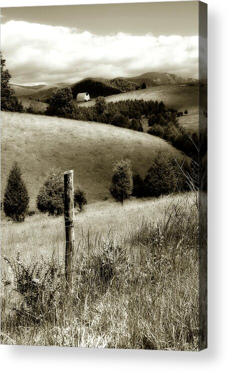 Photo Acrylic Print featuring the photograph Madison County 1 by Alan Hausenflock
