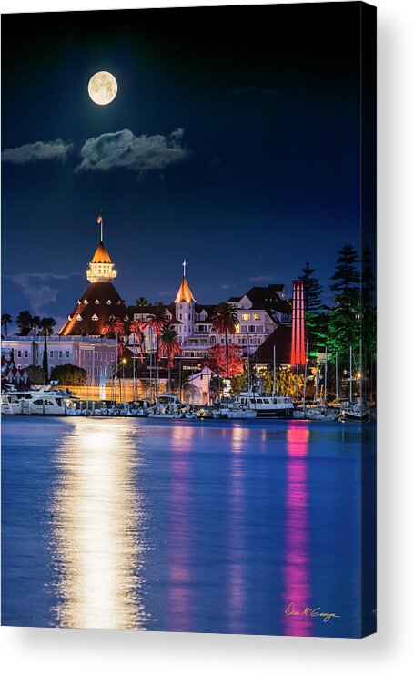 Hotel Del Coronado Acrylic Print featuring the photograph Magical Del by Dan McGeorge