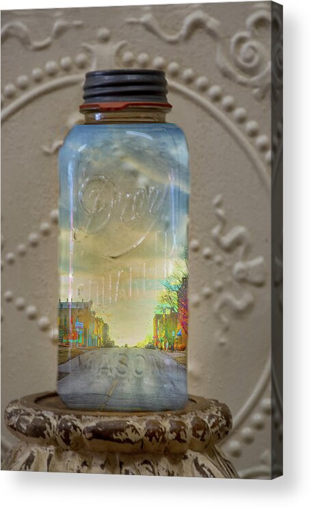 Digital Art Acrylic Print featuring the photograph Main Street Preserved by Jolynn Reed