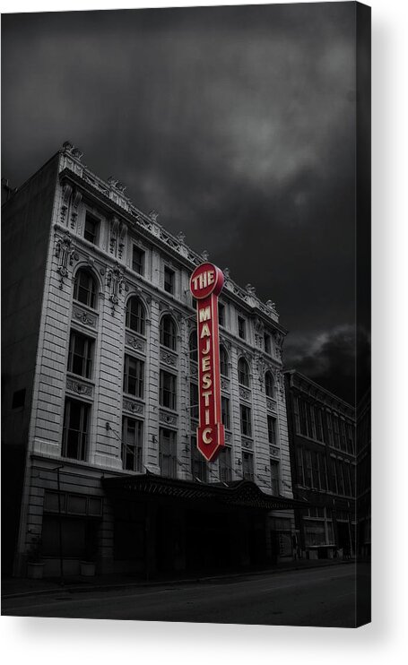 Dallas Acrylic Print featuring the photograph Majestic Theatre Dallas by Eugene Campbell