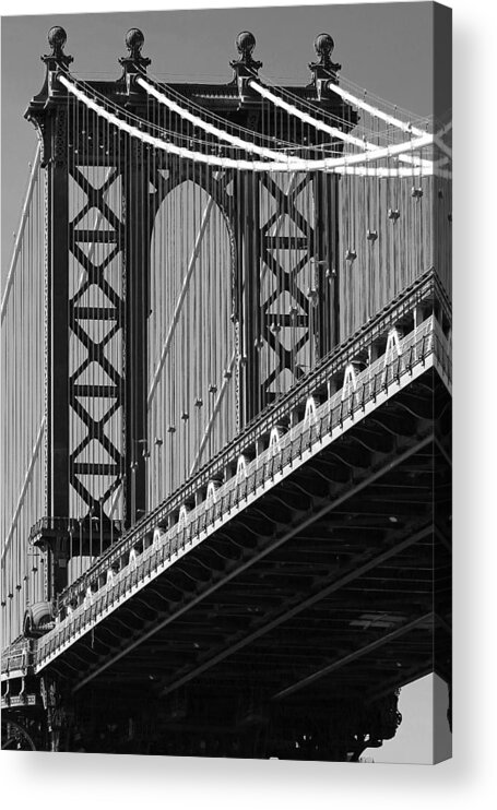 Brooklyn Acrylic Print featuring the photograph Manhattan Bridge by Steve Parr