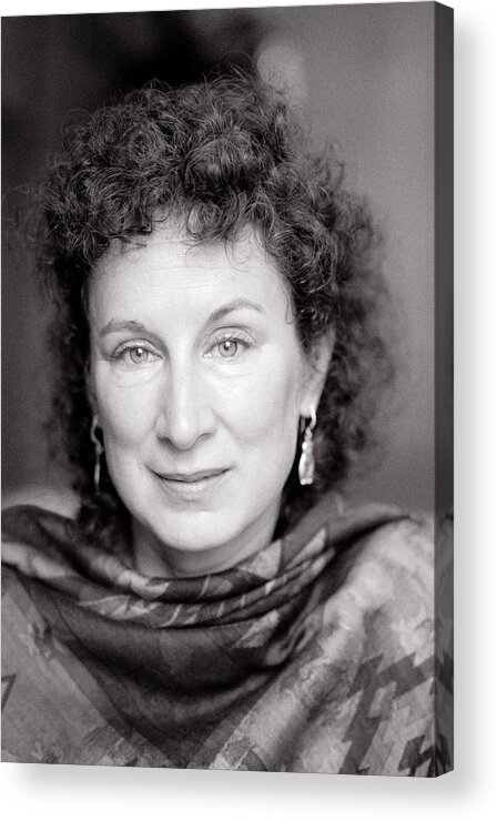 Margaret Atwood Acrylic Print featuring the photograph Margaret Atwood by Shaun Higson