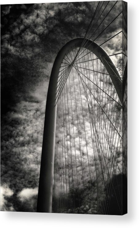 Dallas Acrylic Print featuring the photograph Margaret Hunt Hill Bridge Dallas Texas by Eugene Campbell