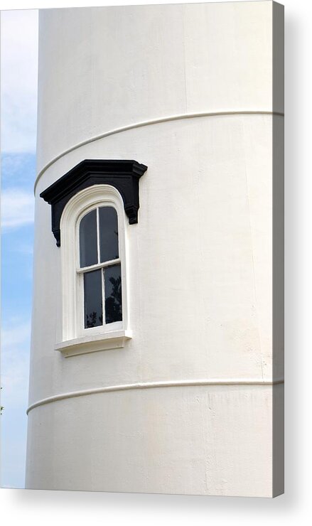 Martha's Vineyard Acrylic Print featuring the photograph Martha's Vineyard lighthouse by Sue Morris