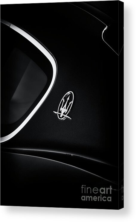 Maserati Acrylic Print featuring the photograph Maserati GranTurismo V8 by Tim Gainey